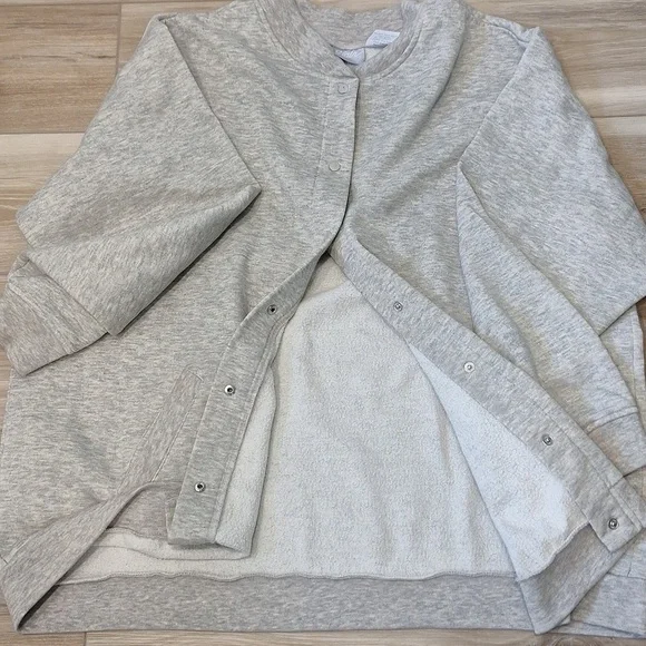 Blair Solid Color Sweater Button Front Closure 2XL - Picture 3 of 7